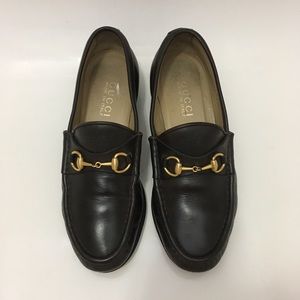 Gucci Horsebit Leather Loafer Brown